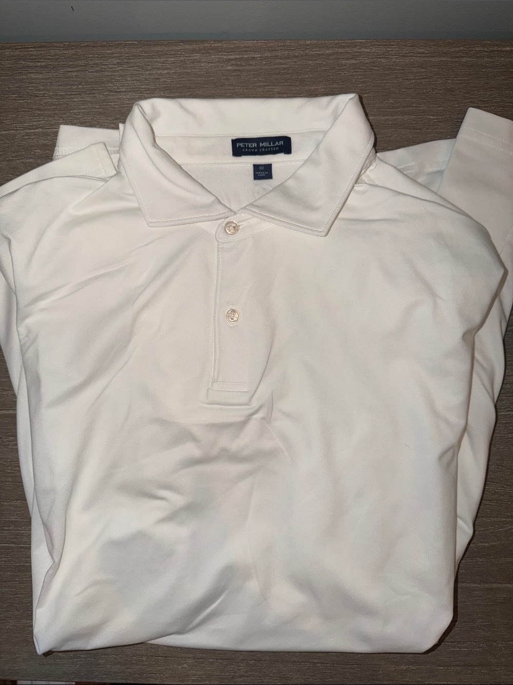 Peter Millar White Men’s Polo Shirt